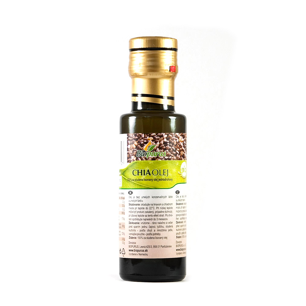 Chia olej BIO 250ml | Biopurus