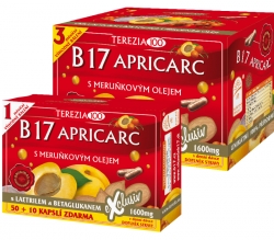 B17 Apricarc s marhuľovým olejom 50 kapsúl | Terézia Company