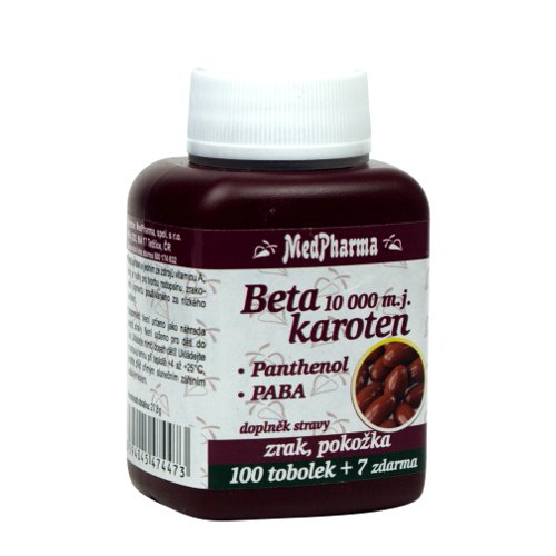 BETA KAROTEN 10.000 oi PANTHENOL+ PABA- 107 tob. | MedPharma