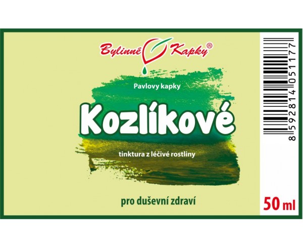 KOZLÍKOVÉ kvapky (tinktúra) 50ml | Bylinné kapky
