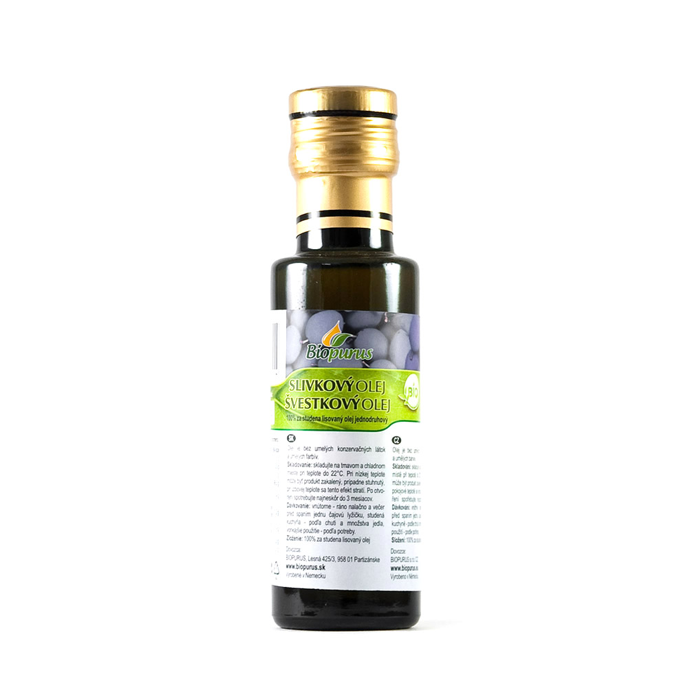 Slivkový olej BIO 100ml | Biopurus