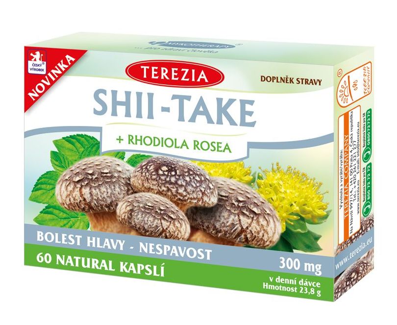 Shii - Take + Rhodiola Rosea 60 kap | Terézia