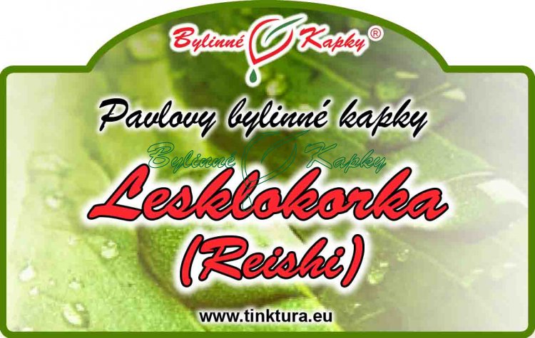 LESKLOKORKA (REISHI) kvapky (tinktúra) 50ml | Bylinné kapky
