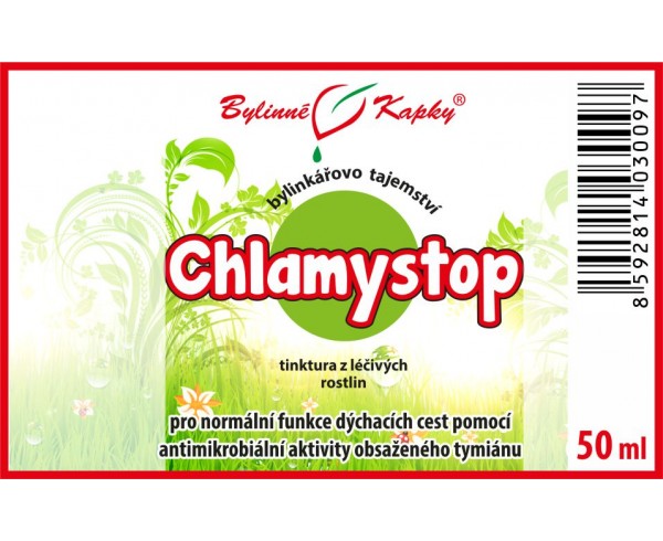 CHLAMYSTOP kvapky (tinktúra) 50ml | Bylinné kapky