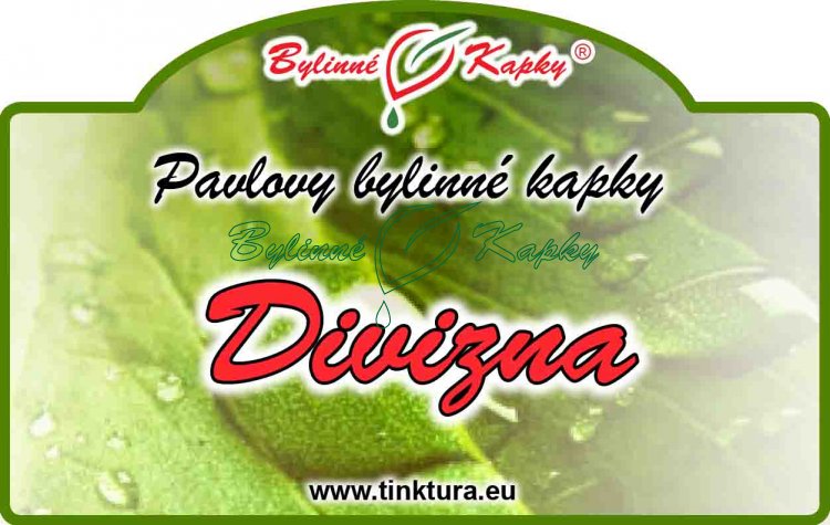 DIVIZNA kvapky (tinktúra) 50ml | Bylinné kapky