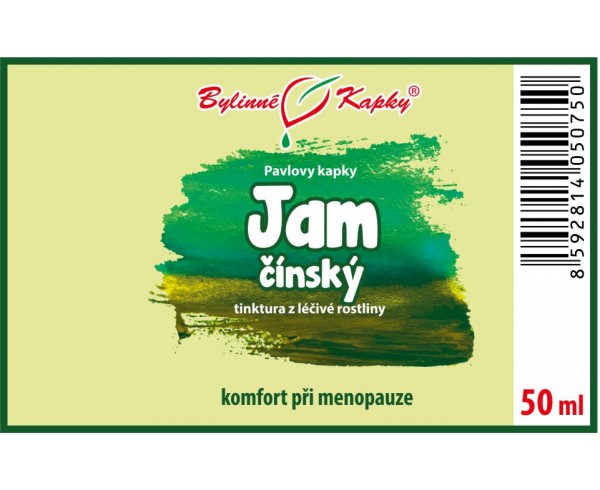 JAM (yam) čínsky Dioscorea batatas kvapky (tinktúra) 50 ml | Bylinné kapky