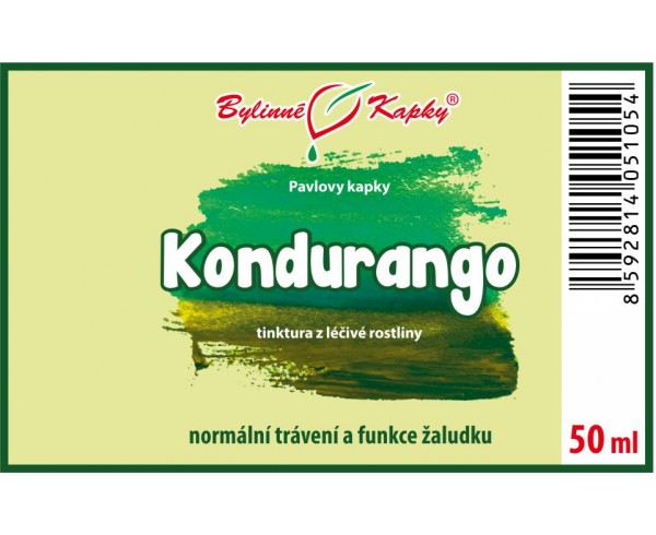 KONDURANGO kvapky (tinktúra) 50 ml | Bylinné kapky