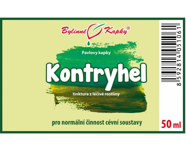 KONTRYHEL kvapky (tinktúra) 50 ml | Bylinné kapky