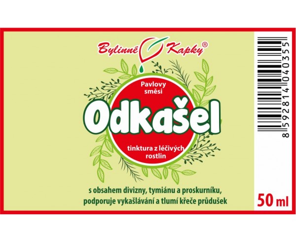 ODKAŠEL kvapky (tinktúra) 50 ml | Bylinné kapky