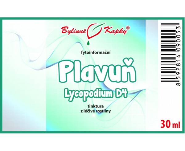PLAVÚŇ (Lycopodium) kvapky (tinktúra) 30 ml | Bylinné kapky