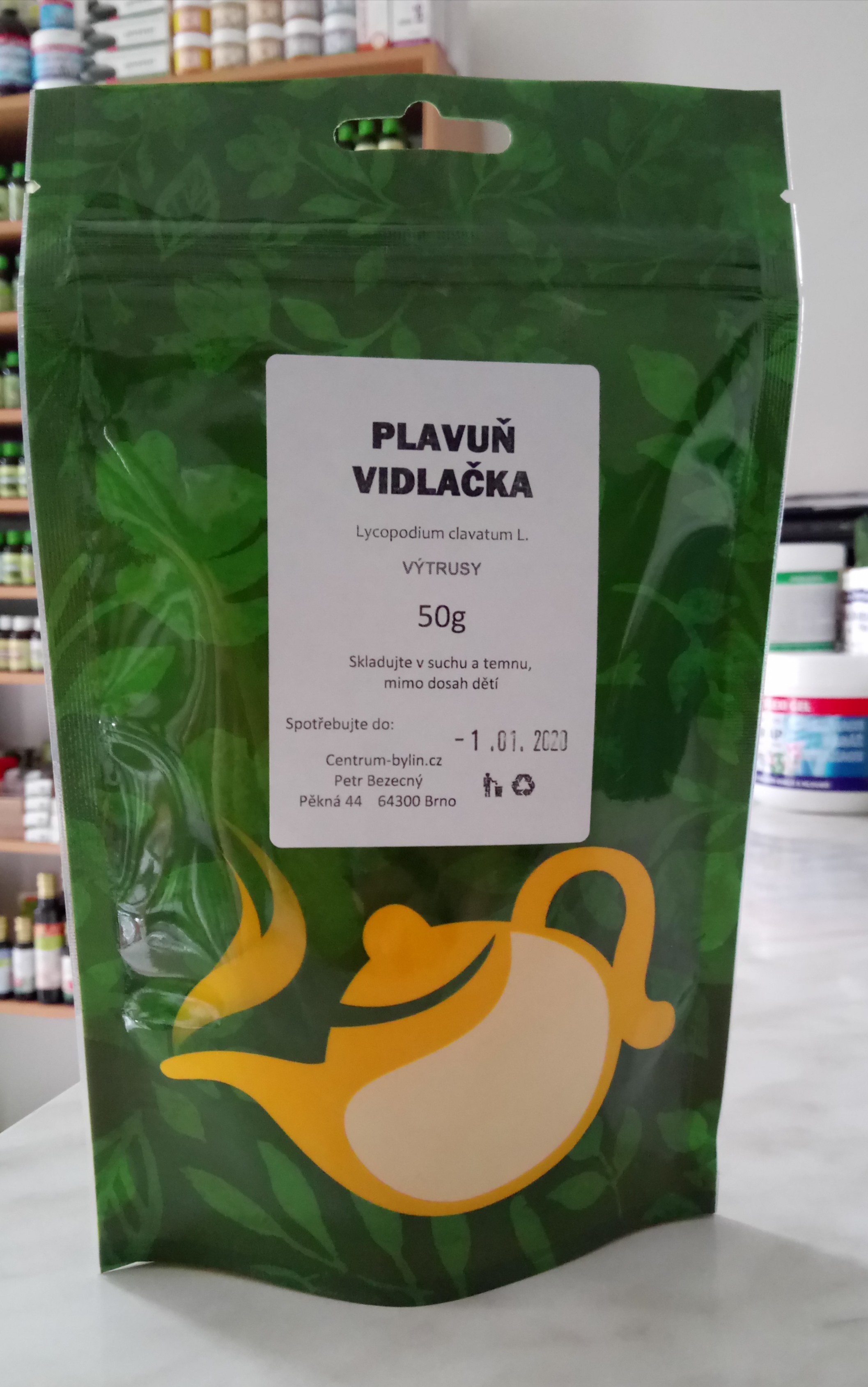 PLAVUŇ VIDLAČKA VÝTRUSY | Centrum bylín