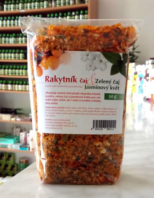 RAKYTNÍK ČAJ ZELENÝ ČAJ JAZMÍNOVÝ KVET 50g | SEVAK