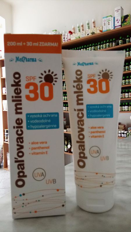 OPAĽOVACIE MLIEKO SPF 30 230ml | MedPharma