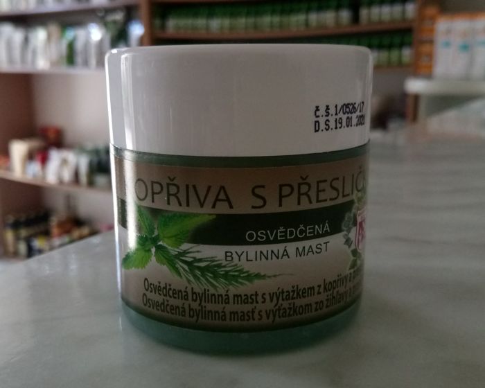 KOPRIVA S PRESLIČKOU - bylinná masť 150ml | KRÁĽOVSTVO BYLÍN