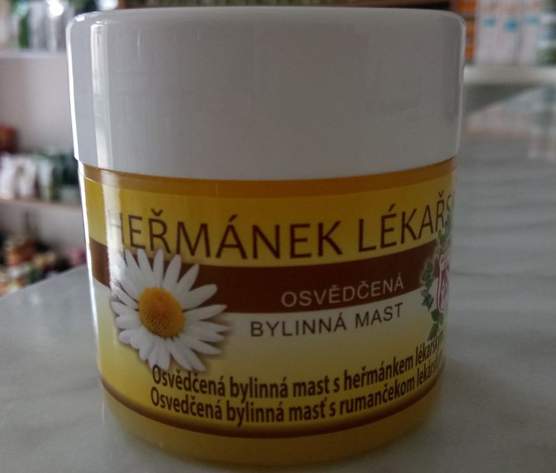 Harmanček lekársky - bylinná masť 150ml | KRÁĽOVSTVO BYLÍN
