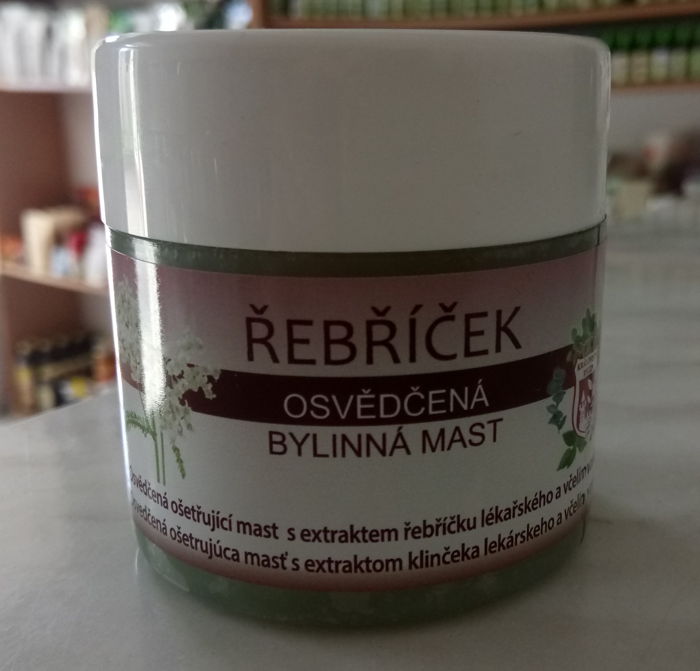 REBRÍČEK - bylinná masť 150ml | KRÁĽOVSTVO BYLÍN