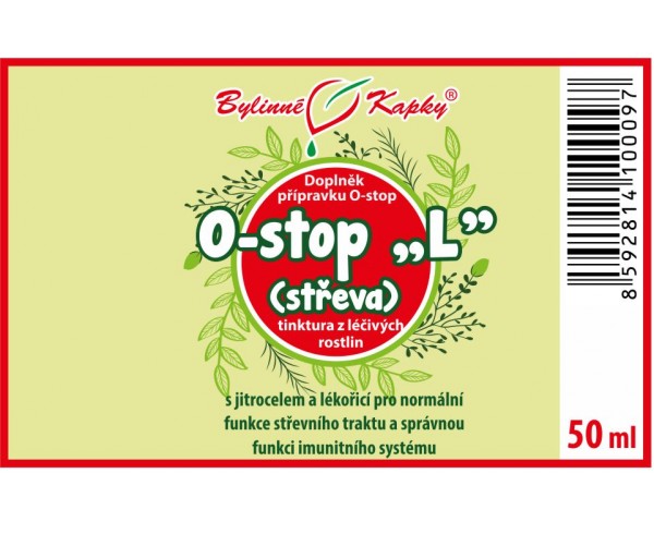 ONKO L črevá Bylinné kapky (tinktúra) 50 ml | Bylinné kapky