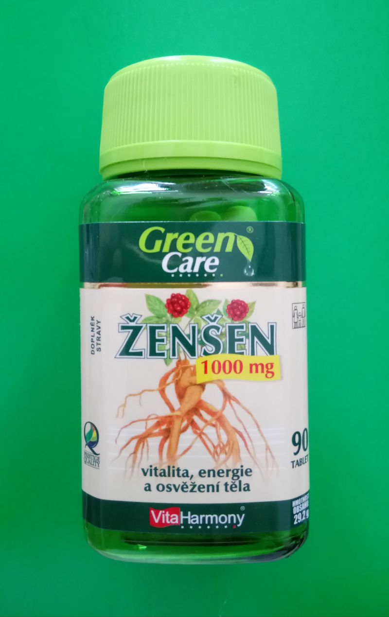 ŽENŠEN PRAVÝ 1000mg 90 tabliet | VitaHarmony