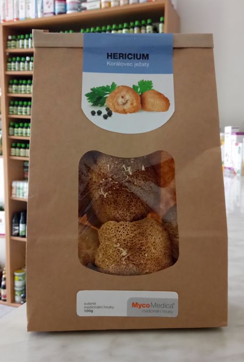 KORÁLOVEC JEŽATÝ 100g | Mycomedica