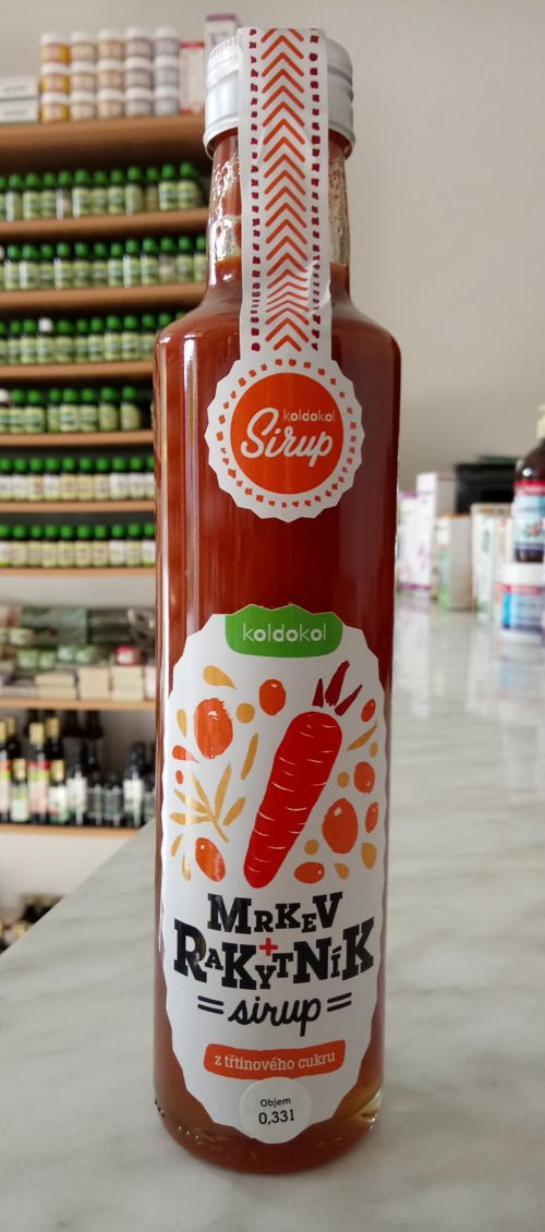 SIRUP MRKVA A RAKYTNÍK 330ml | KOLDOKOL