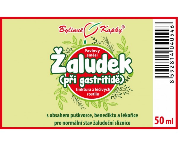 ŽALUDOK Bylinné kapky (tinktúra) 50 ml | Bylinné kapky