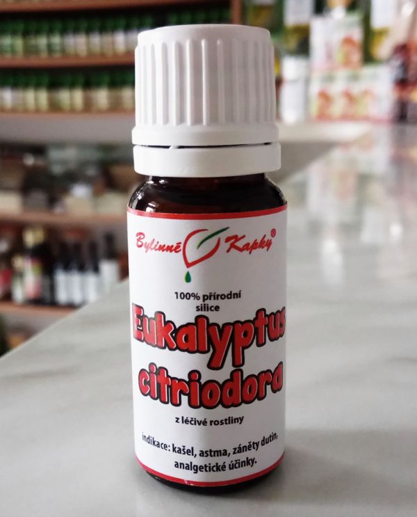 EUKALYPTUS CITRIODORA 100% prírodná silica 10ml | Bylinné kapky