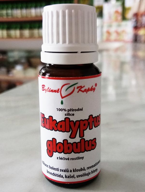 EUKALYPTUS GLOBULUS 100% prírodná silica 10ml | Bylinné kapky