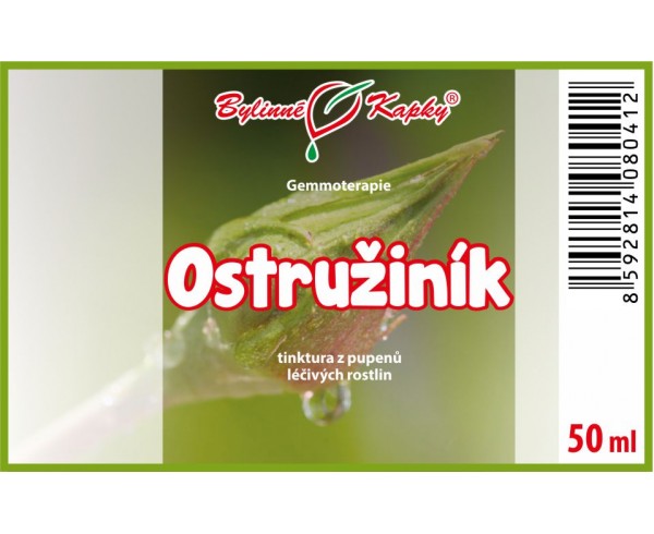 OSTRUŽINÍK kvapky (tinktúra) 50ml | Bylinné kapky