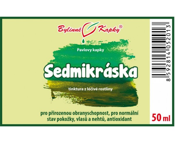 SEDMIKRÁSKA kvapky (tinktúra) 50 ml | Bylinné kapky
