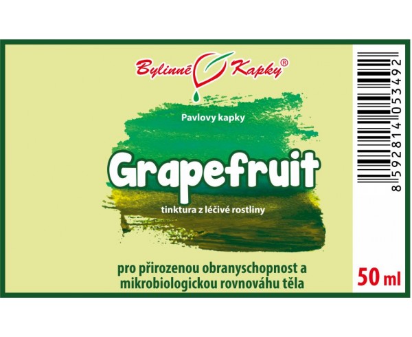 GRAPEFRUIT kvapky (tinktúra) 50ml | Bylinné kapky
