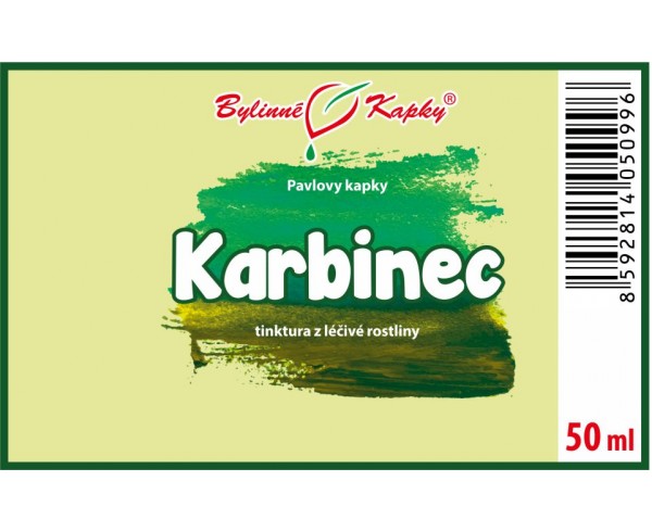 KARBINEC kvapky (tinktúra) 50ml | Bylinné kapky