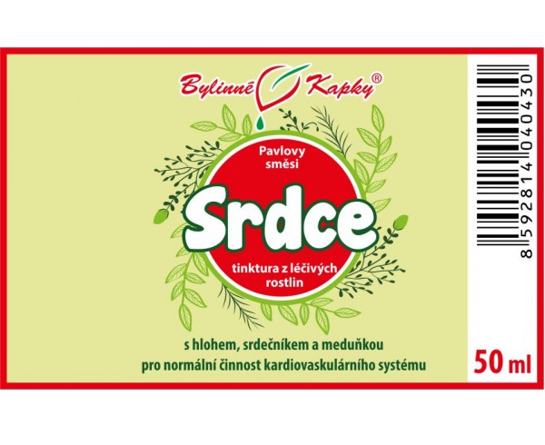 SRDCE KVAPKY 50ml | Bylinné kapky