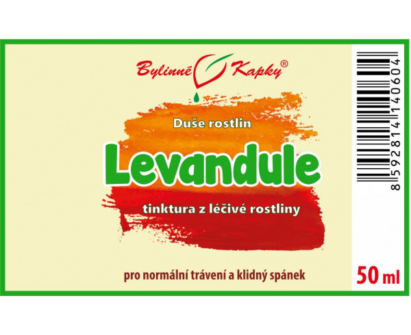 LEVANDUĽA PRAVÁ kvapky (tinktúra) 50ml | Bylinné kapky
