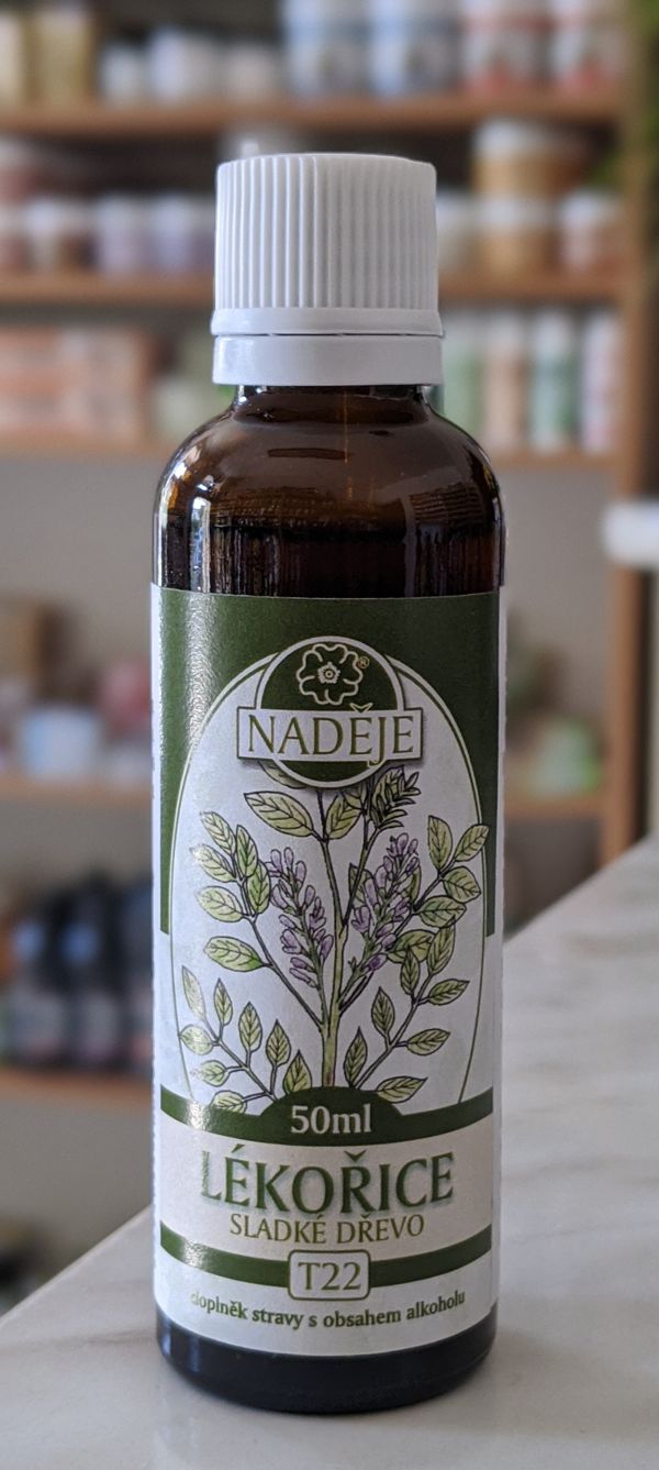 Sladkého drievka sladké drevo tinktúra 50 ml | Nádej Podhorná