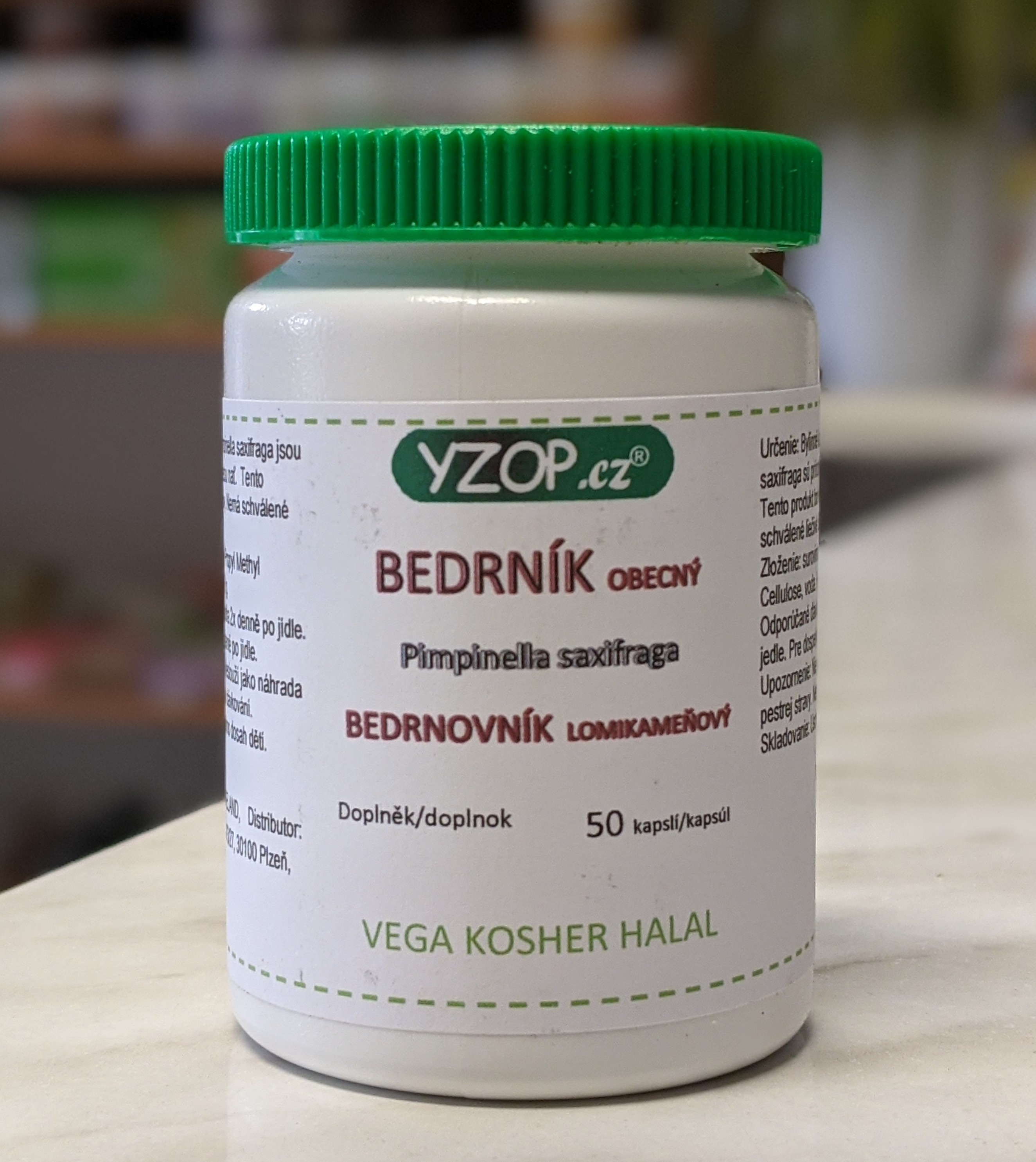 BEDRNÍK VŠEOBECNÝ 50 kapsúl | YZOP