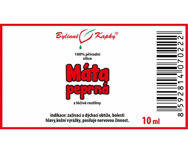 Mäta pieporná 100% prírodná silica 10ml | Bylinné kapky