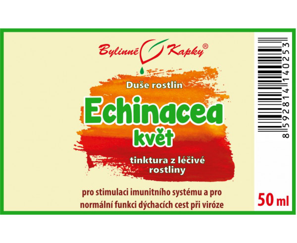 ECHINACEA kvet kvapky (tinktúra) 50ml| Bylinné kapky