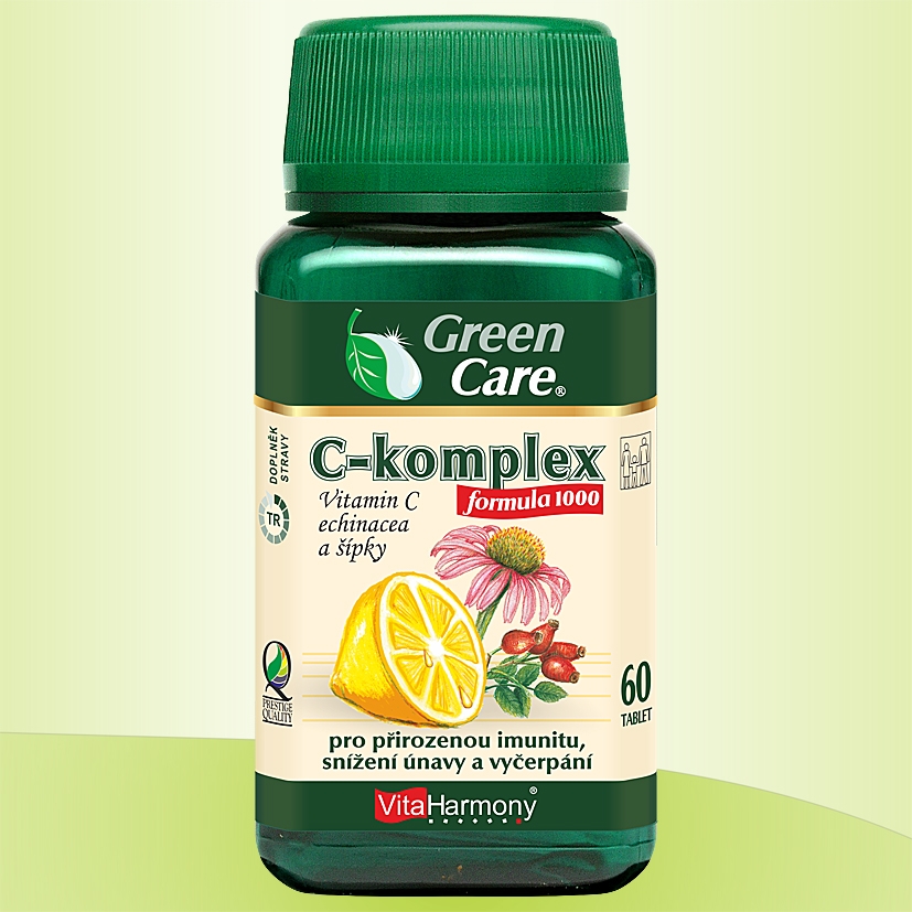 C-KOMPLEX - Formula 500, SO ŠÍPKAMI A ECHINACEOU - 60 tbl. | Vitaharmony