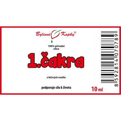 1.čakra - 100% prírodná silica - zmes esenciálnych (éterických) | Bylinné kapky