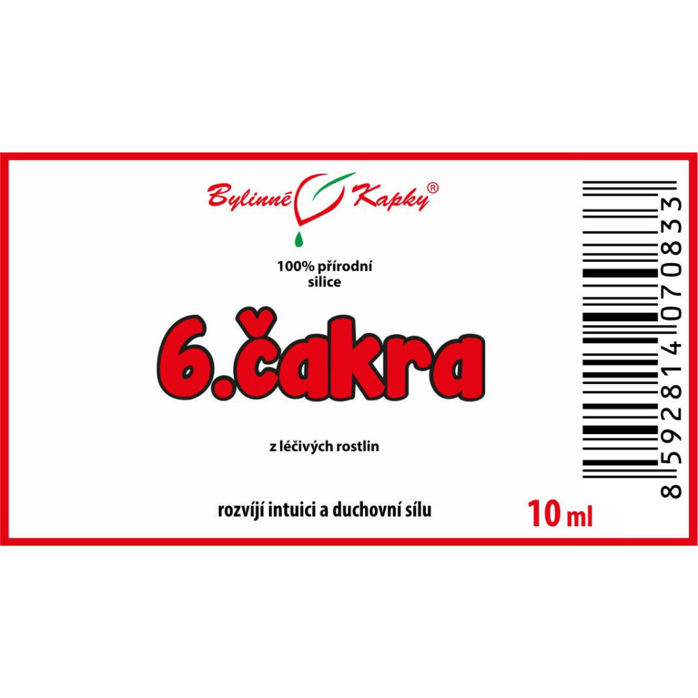 6.čakra - 100% prírodná silica - zmes olejov 10 ml | Bylinné kapky