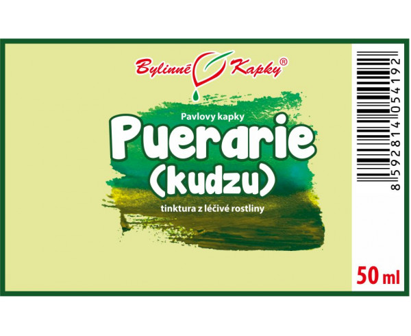 PUERÁRIA (KUDZU) koreň kvapky (tinktúra) 50ml | Bylinné kapky