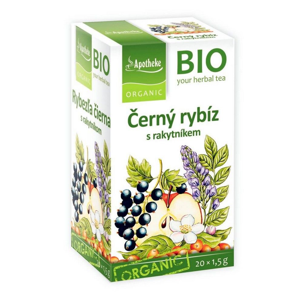 Apotheke BIO Čierne ríbezle s rakytníkom 20x1,5g