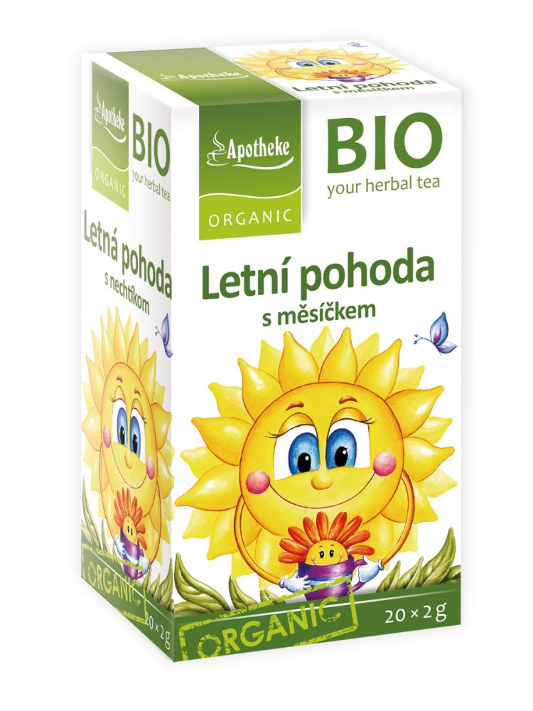 Apotheke BIO Letná pohoda s nechtíkom čaj 20x2g