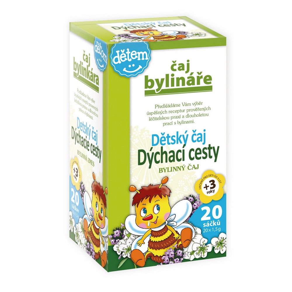 Apotheke Bylinkár Detský čaj Dýchacie cesty 20x1, 5g 36M +