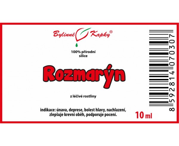 Rozmarín 100% prírodná silica olej 10 ml | Bylinné kapky