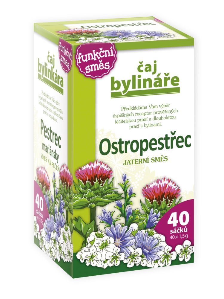 Apotheke Bylinkár Pestrec - pečeňová zmes čaj 40x1,5g