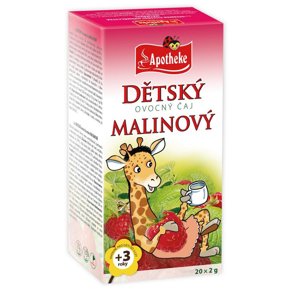 Apotheke Detský čaj malinový 20x2g ns žirafa