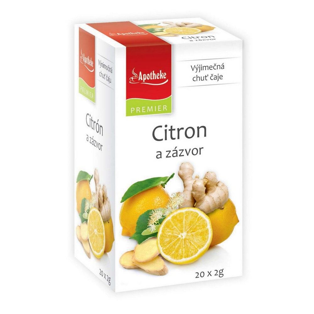 Apotheke Citrón a zázvor 20x2g