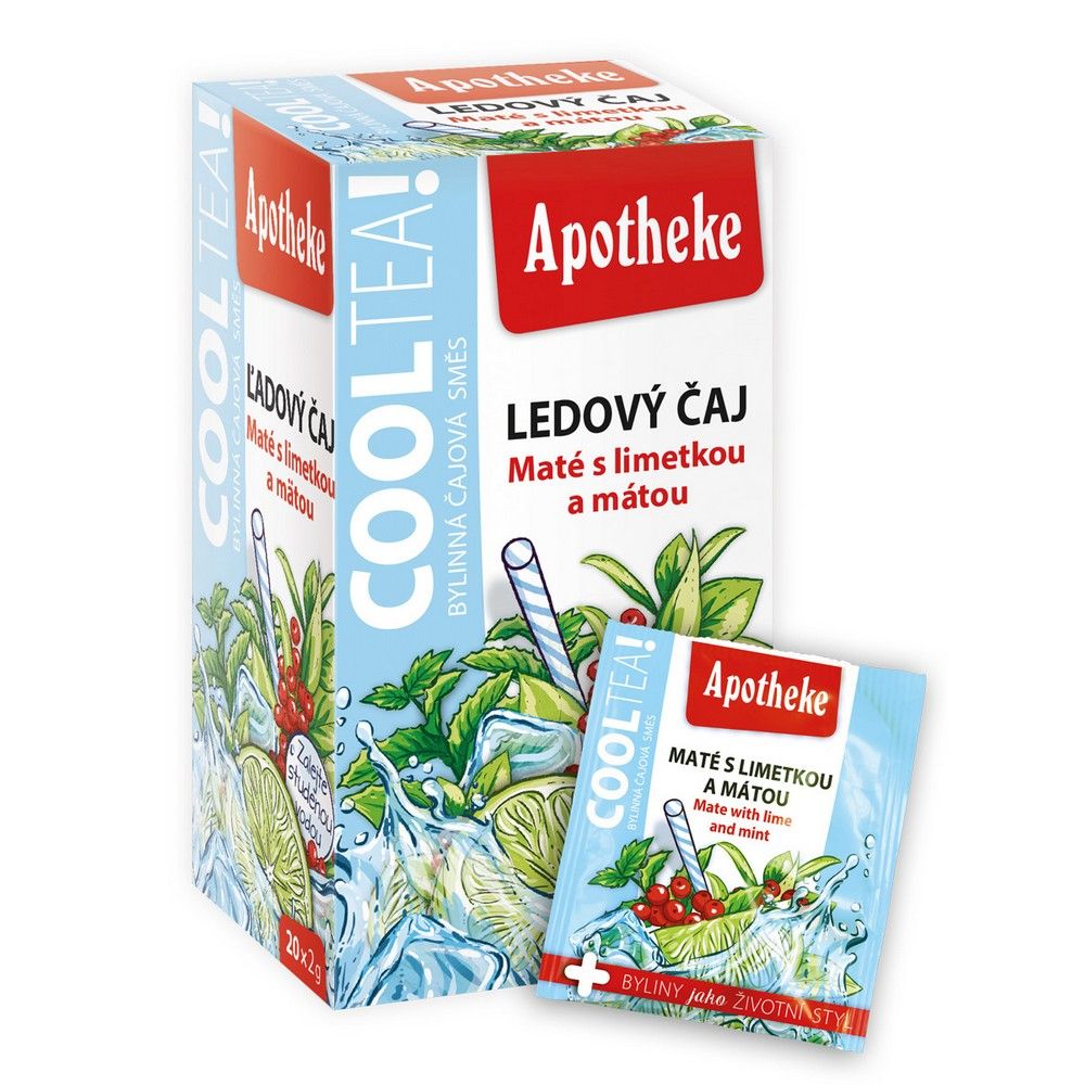 Apotheke COOL Maté s limetkou a mätou 20x2g ľadový čaj