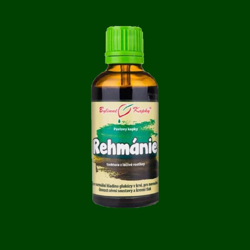 REHMANIE LEPKAVÁ kvapky (tinktúra) 50ml | Bylinné kapky